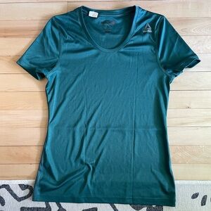Reebok, Small, green moisture wicking  short sleeve tee